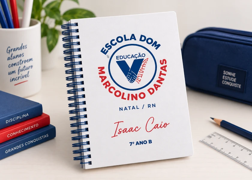 Agenda escolar A5 - 1dia por pagina Colorido