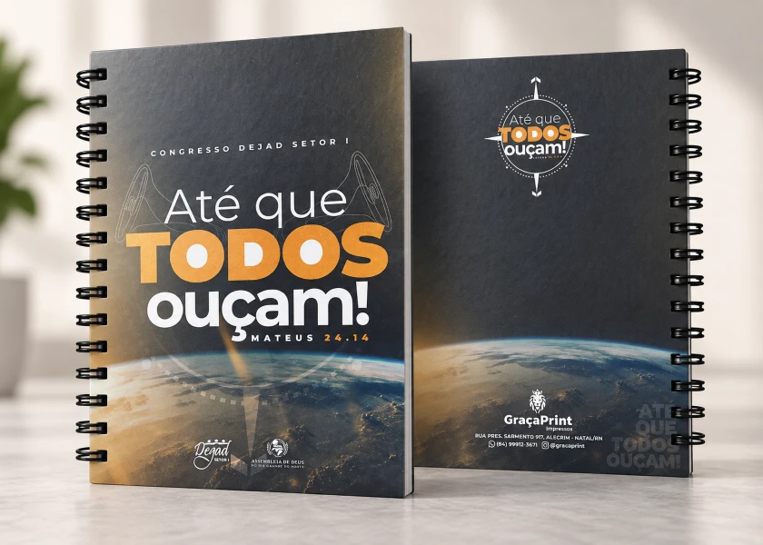 Caderno A5 96folhas | Personalizado