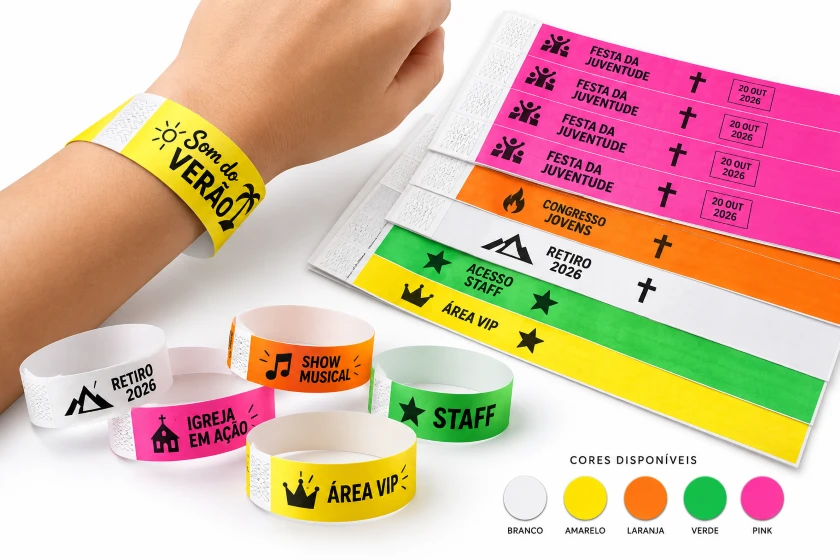 Pulseira de Identificação | Personalizadas